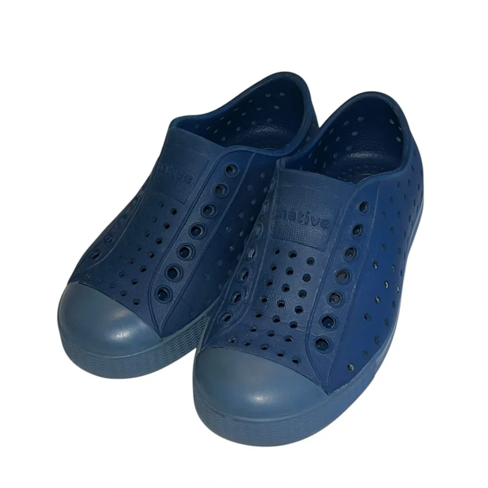 Native Jefferson Blue on Blue Slip On Shoes